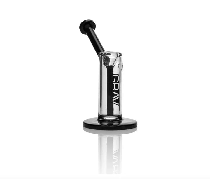 GRAV | SMALL UPRIGHT BUBBLER - BLACK ACCENTS