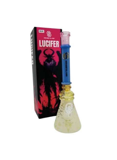 SENSE GLASS | LUCIFER BEAKER WATERPIPE 15"