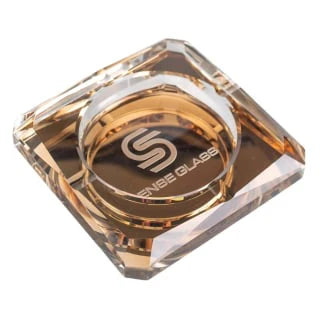 SENSE GLASS |CRYSTAL SQUARE GLASS ASHTRAY