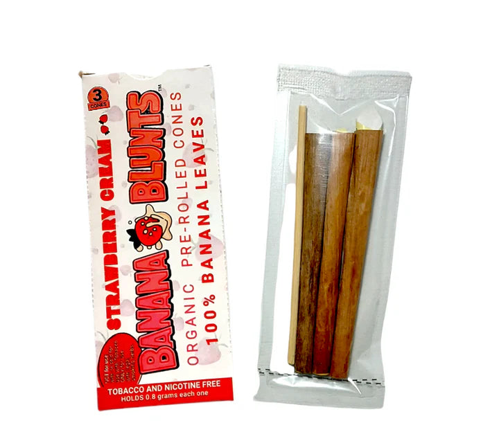 BANANA BLUNTS | CONOS PRELIADOS ORGÁNICOS SABOR DUTCH CREAM
