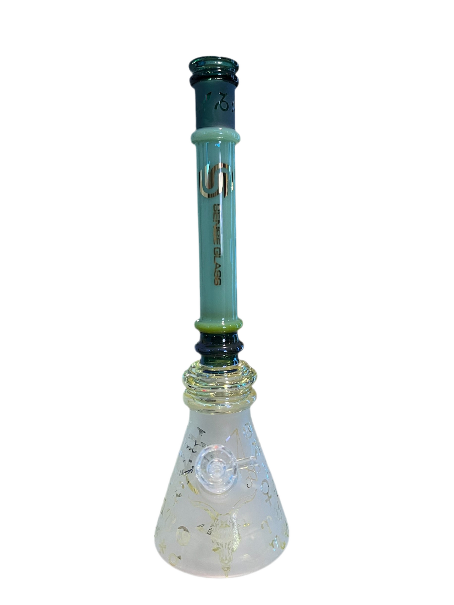 SENSE GLASS | LUCIFER BEAKER WATERPIPE 15"