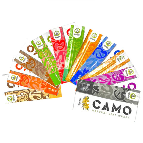 AFGHAN HEMP | CAMO BLUNTS SELF ROLLING WRAPS