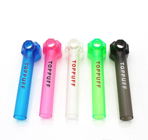 TOPPUFF | Plastic Glass Bowl Bong Portatil