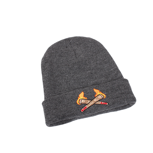 RAW | x Rolling Papers Pompon Hats Gorro de Punto