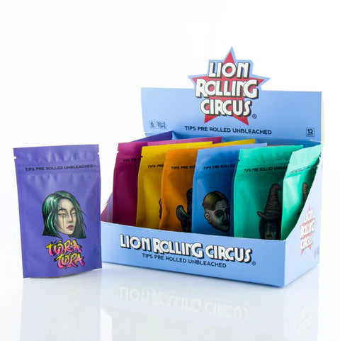 Pre-Rolled Filters Filtros Pre Rolados Lion Rolling Circus