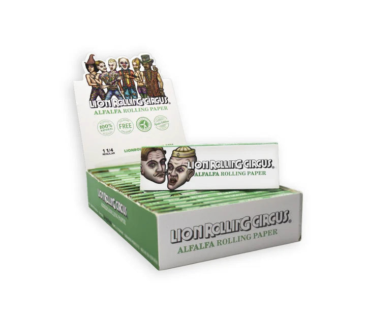Lion Rolling Circus I Alfalfa Rolling Papers Regular 1 1/4 Sabanas