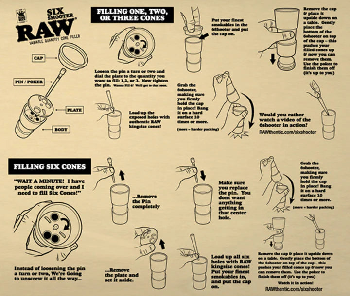 RAW | Six Shooter Rolador