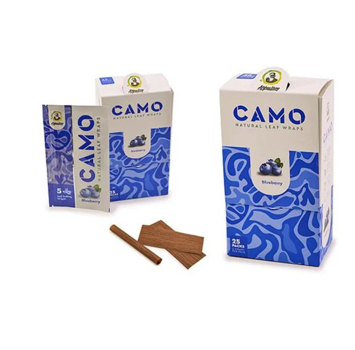 AFGHAN HEMP | CAMO BLUNTS SELF ROLLING WRAPS