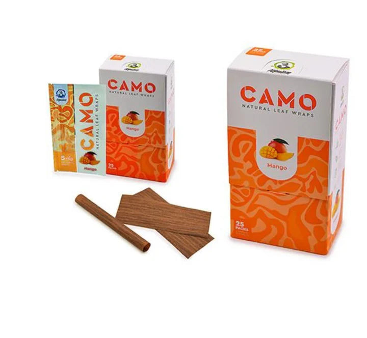 AFGHAN HEMP | CAMO BLUNTS SELF ROLLING WRAPS