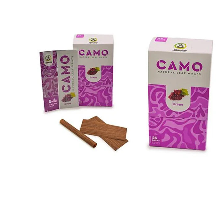 AFGHAN HEMP | CAMO BLUNTS SELF ROLLING WRAPS