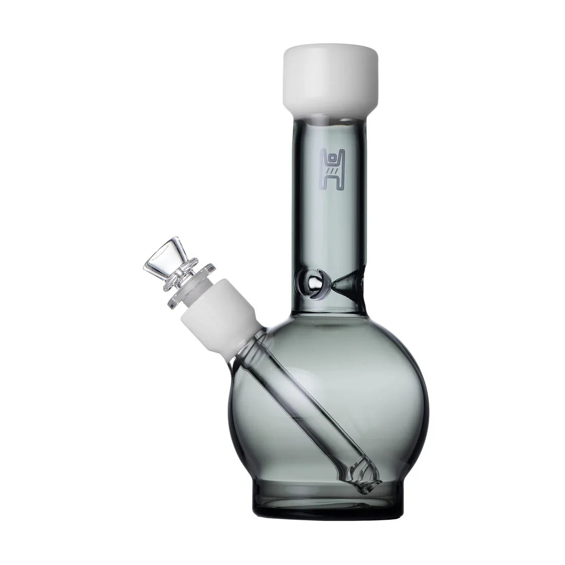 HUMAN GRADE | 9" BALL WATERPIPE SMOKE WHITE