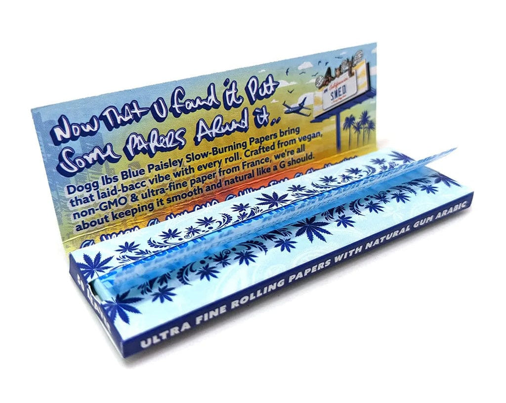 Dogg lbs Blue Paisley Rolling Papers