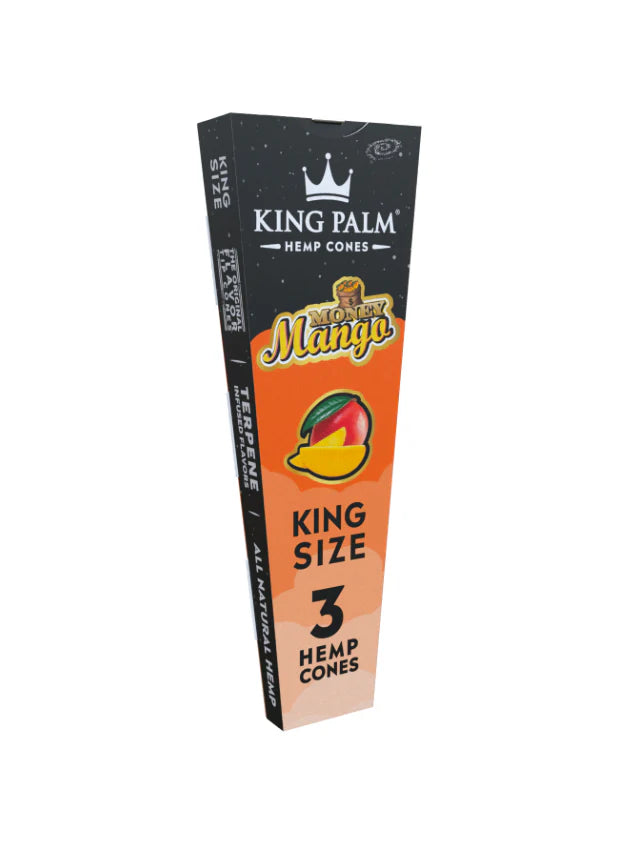 King Palm | King Size Hemp Cones 3pz