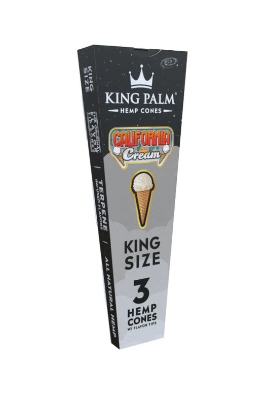 King Palm | King Size Hemp Cones 3pz